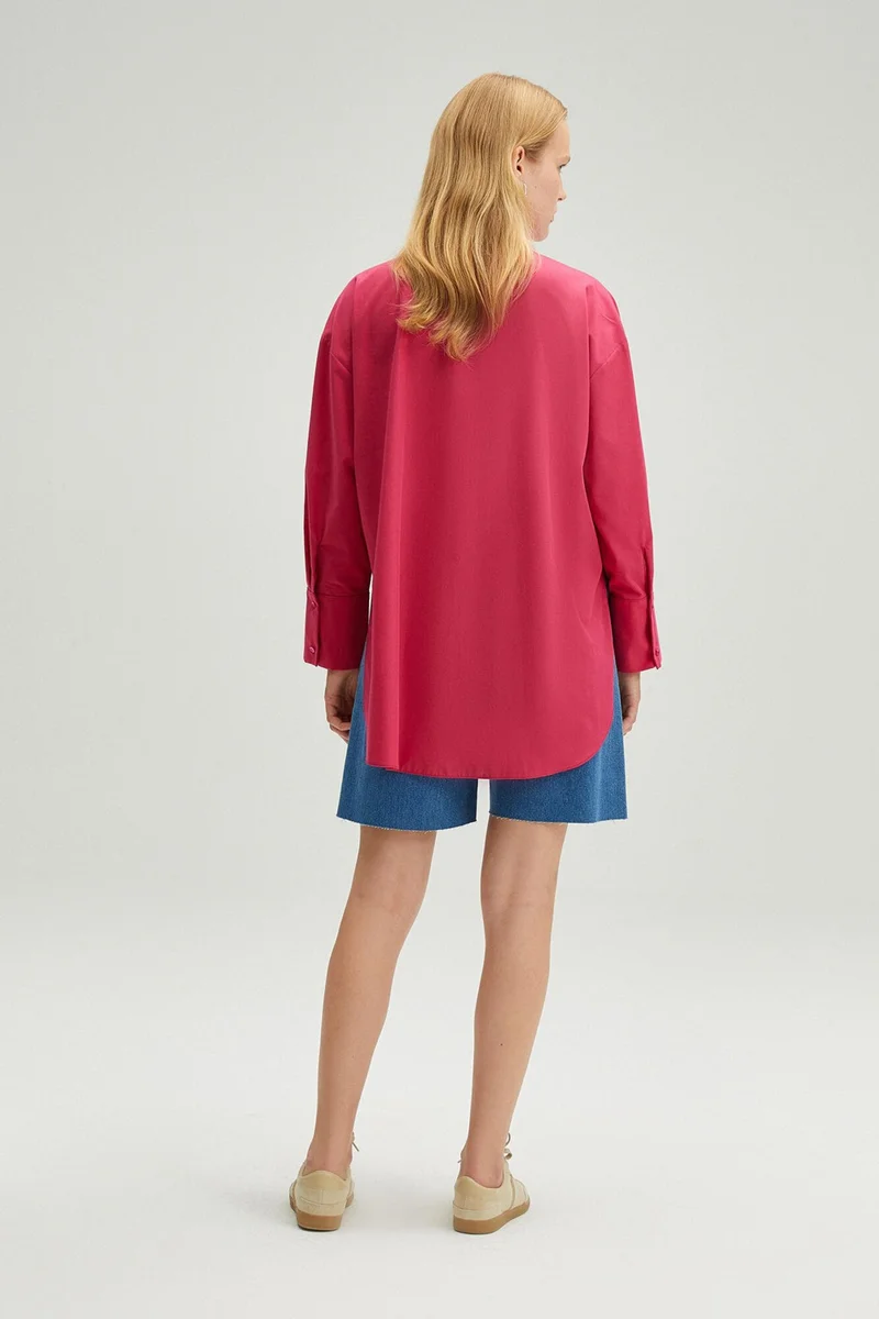 توتشي Prive Relax Fit Poplin Shirt