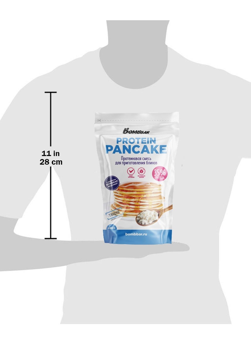 BOMBBAR Protein Pancake Mix - Creamy Cottage Cheese - (420 g)  - Image 4