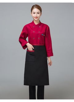 NIBEMINENT Unisex Chef Jacket Short Sleeve Restaurant Waiter Uniform Bakery Kitchen Cook Shirts  - Image 1