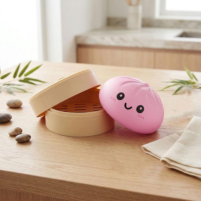 Dumpling Squishies, 2026 Squishies Dumpling Mystery Box Advent Calendar,Glitter Dumpling Squishy Box,Random Surprise Squishies Toys, Stress Relief Sensory Fidget Anxiety Relief Hand Relax (A) - Image 3