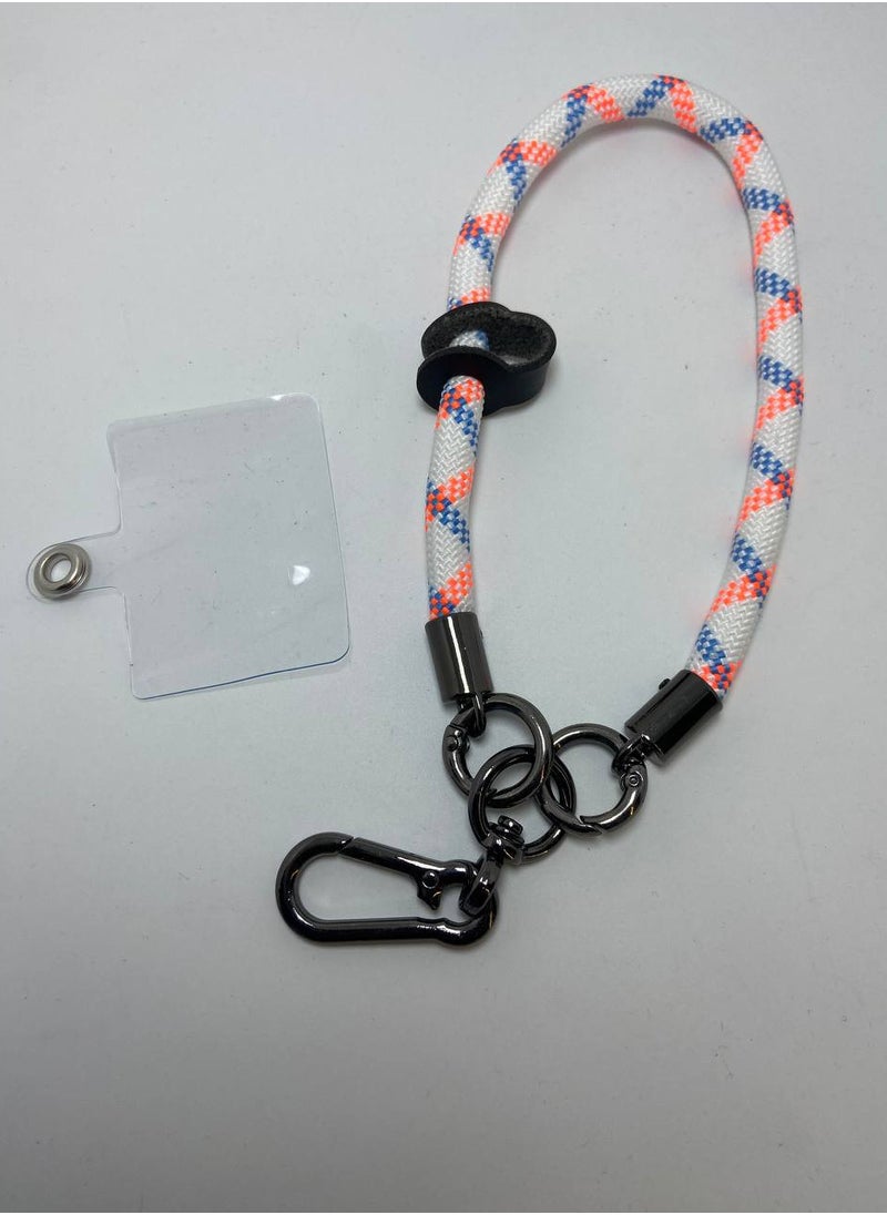 Generic Premium Wrist Strap Cell Phone Lanyard anti theft, Soft Nylon Thick Rope, Phone Hand Strap With Phone Patch Compatible with Phone, Airpods, Purse, Keychain and More 20 Cm  - Image 1