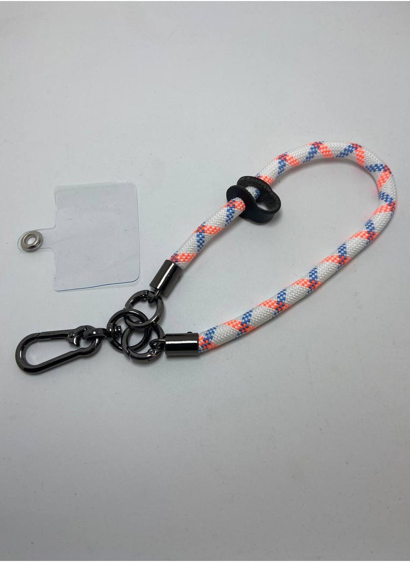 Generic Premium Wrist Strap Cell Phone Lanyard anti theft, Soft Nylon Thick Rope, Phone Hand Strap With Phone Patch Compatible with Phone, Airpods, Purse, Keychain and More 20 Cm  - Image 2