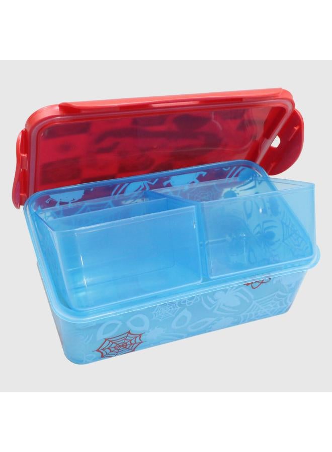 STOR علبة طعام مستطيلة الشكل من ستور سبايدرمان مع حجرات قابلة للإزالة 1190 مل - Image 2