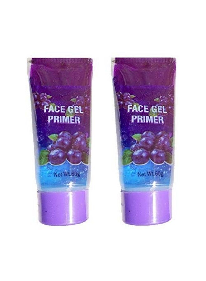 Elecsera Grapes Waterproof Primer Make Up Base Pack of 2 Primer - 120 g (Blue)
