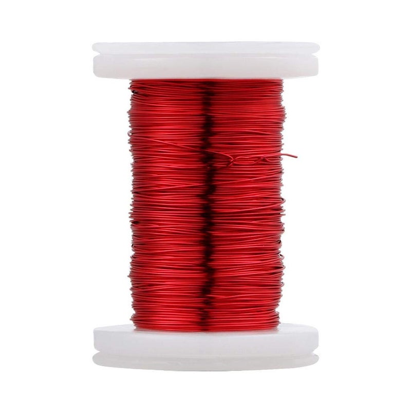 BNTECHGO 28 AWG Magnet Wire - Enameled Copper Wire - Enameled Magnet Winding Wire - 2 oz - 0.0122" Diameter 1 Spool Coil Red Temperature Rating 155â„ƒ Widely Used for Transformers Inductors - Image 2