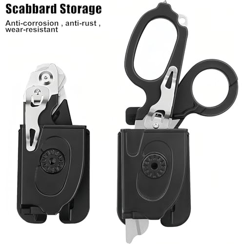 GREBSTK Shears Holster Scissors Sheath Emergency Response Shears Sheath Outdoor Camping Rescue Scissors Storage - Image 4
