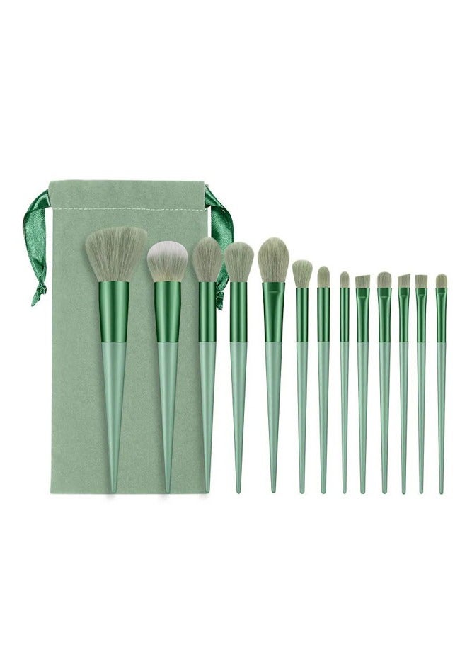 INSENSE 13-piece makeup brush set, soft-bristled loose powder, highlighter, foundation, blush brush, eyeshadow brush, complete set of beauty tools - Image 1