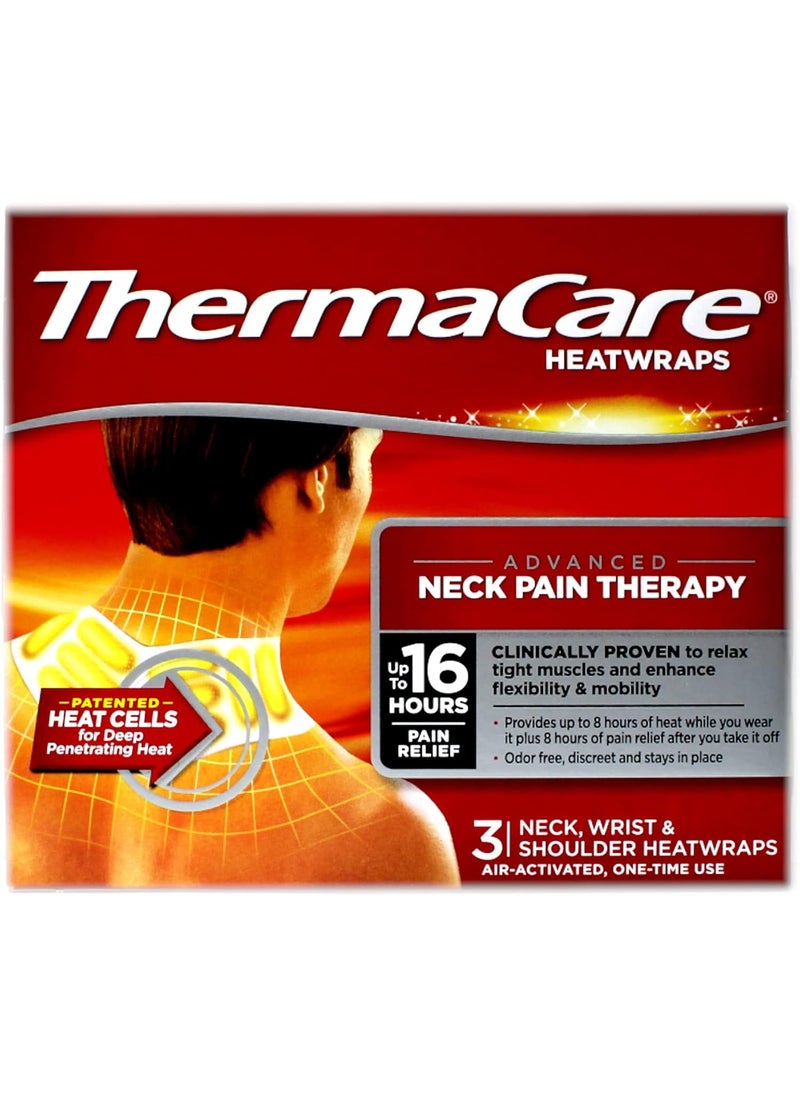 ThermaCare ThermaCare HeatWraps Neck, Wrist & Shoulder - 3 ct, Pack of 3 