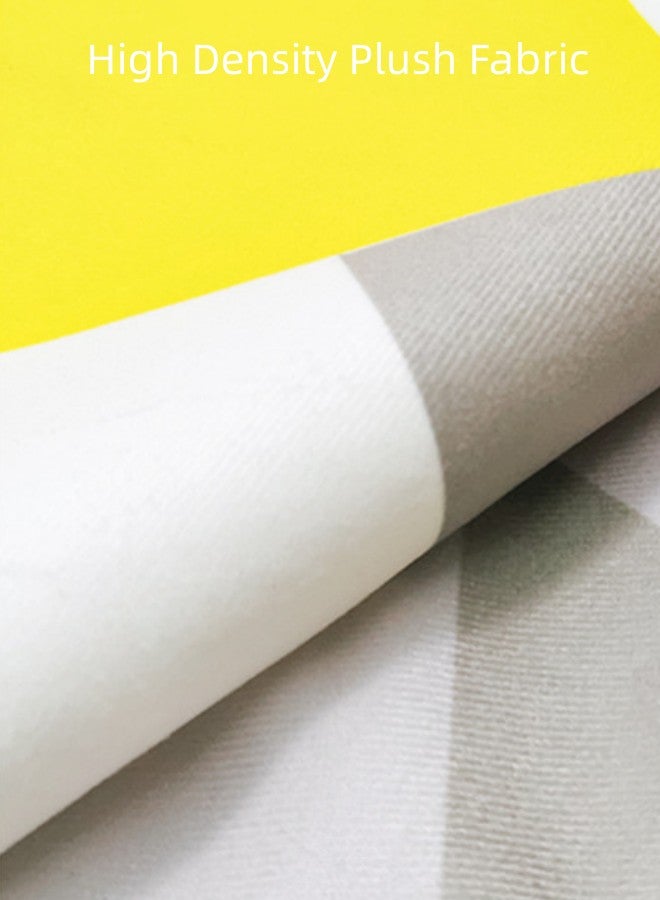 دبليو أيه أو كي أن مجموعة من 4 قطعة التصحيح لون أفخم وسادة 45x45 سم ، أريكة الحديثة الديكور وسادة 18x18 بوصة ، هندسية اللون نسيج المفروشات وسادة ، أريكة ، سيارة ، الأسرة ، غرفة المعيشة ، غرفة نوم ، مكتب - Image 5