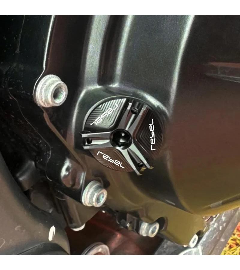 For Honda Rebel CMX 300 500 1100 Motorcycle Accessories CNC Aluminum Red Engine Oil Cap Bolt Oil Filler Protection - Image 2