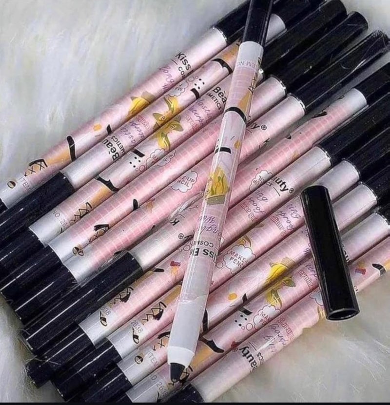 Happy home Black waterproof long lasting eyeliner pencil with a soft and creamy formula 1 piece