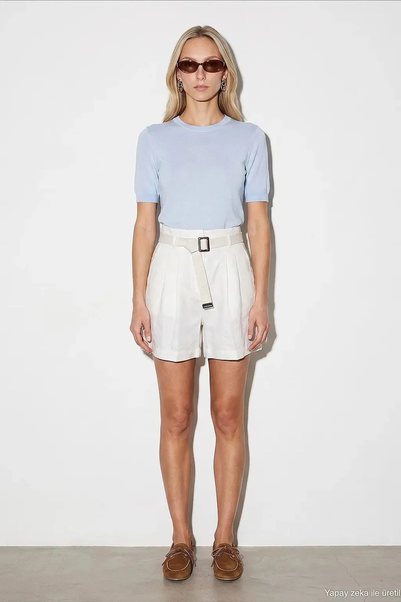 DILVIN Linen Shorts