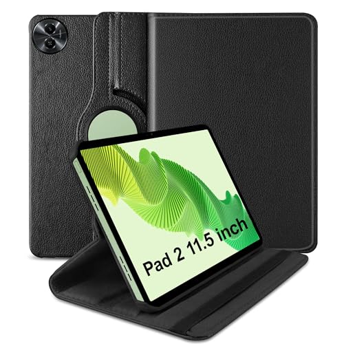 TGK Rotating Cover for realme Pad 2 11.5 inch Tablet Case 360 Degree Leather Smart Flip (Purple) - Image 1