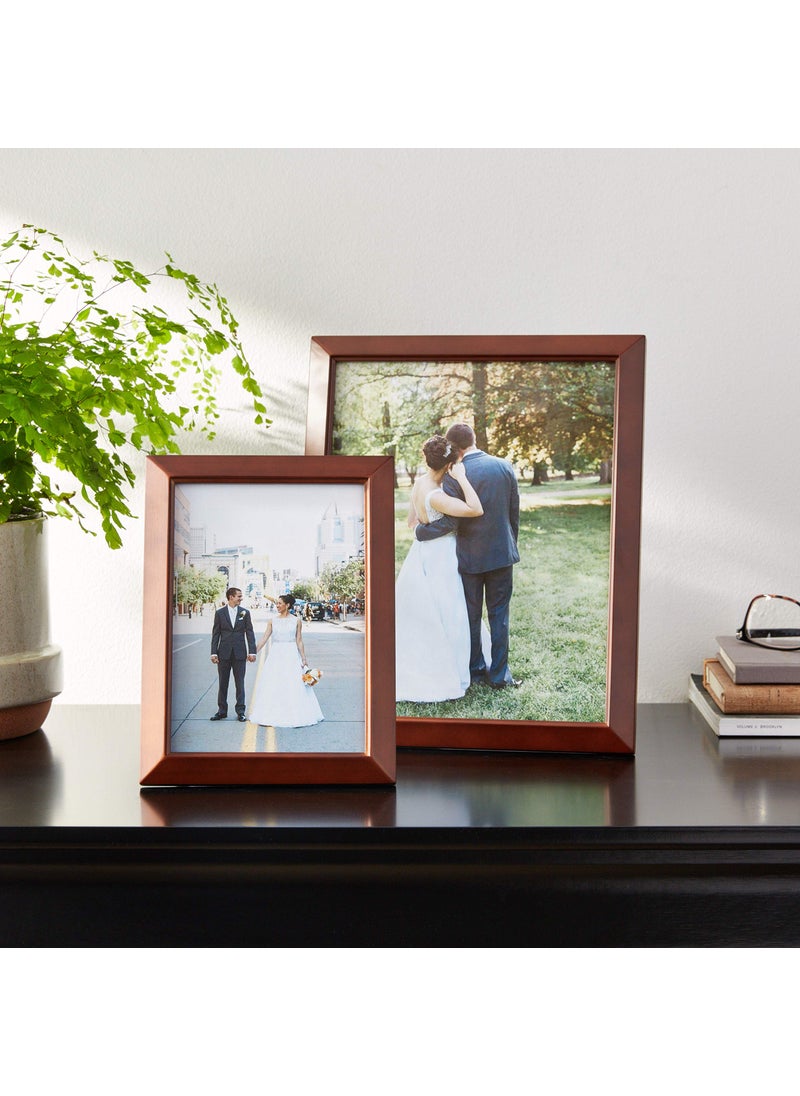 Lawrence Frames Lawrence Frames Estero Collection  Chestnut Wood Picture Frame  8x10  - Image 2