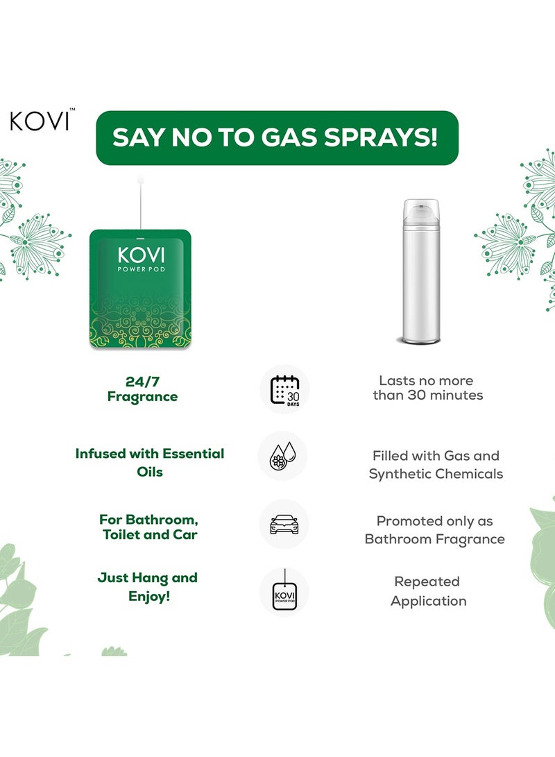 Kovi بود عطر الهواء لقوة العطر للحمام والسيارة، عود ليان، معزّز بالزيوت الأساسية، روائح تدوم طويلاً، 10 جرام - Image 4