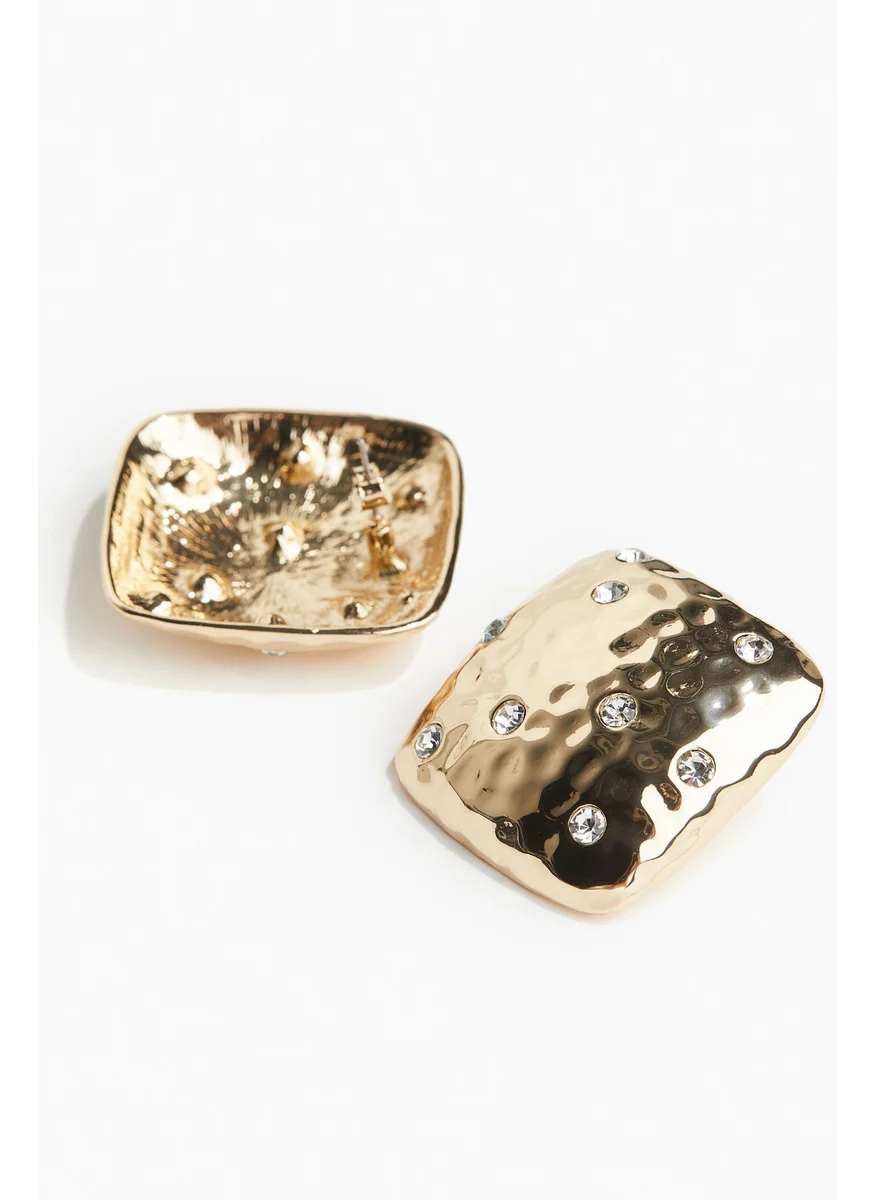 اتش اند ام Rhinestone-Embellished Earrings