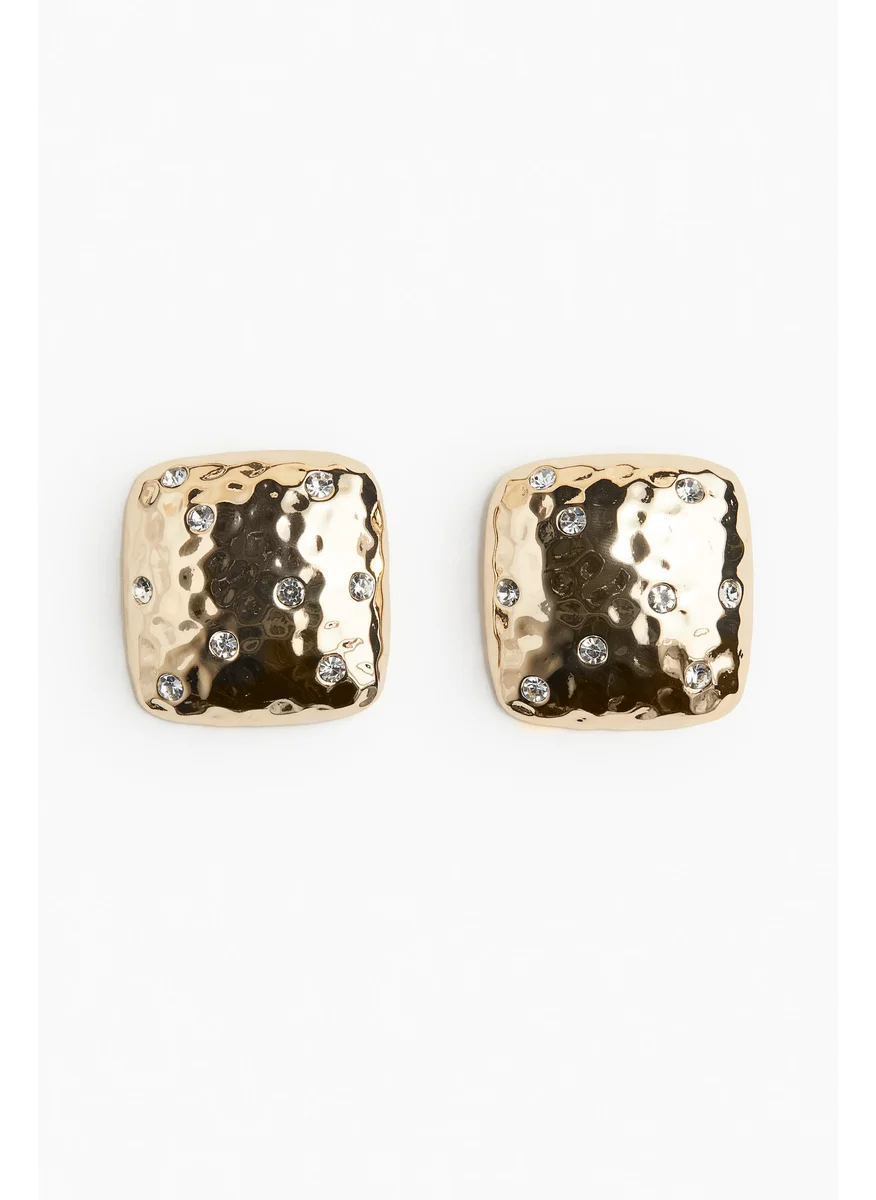 اتش اند ام Rhinestone-Embellished Earrings