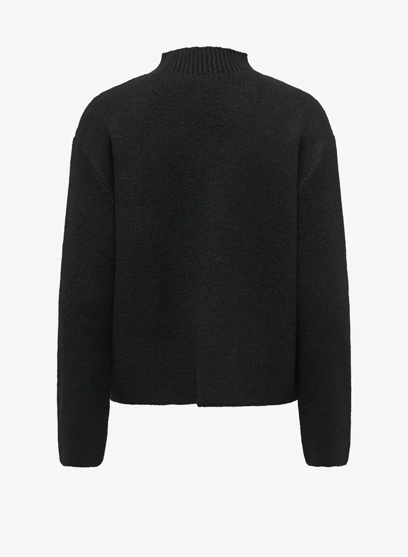 Only  Long Sleeve High Neck Sweater for Women | Best Price UAE