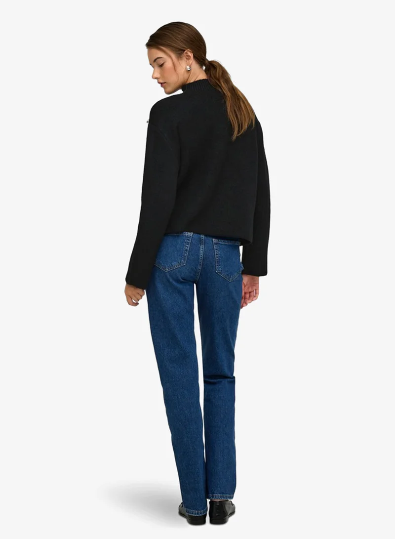 اونلي Long Sleeve High Neck Sweater