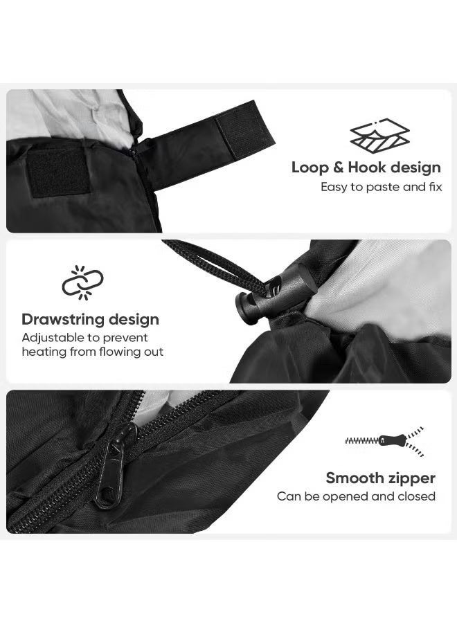 HOMESTAR Camping Sleeping Bag, Portable Waterproof Sleeping Bag for Adults, Kids, 4 Seasons Winter, Fall, Spring, Summer, Backpacking Hiking, Camping, Mountaineering, Indoor, Outdoor Use - Image 2