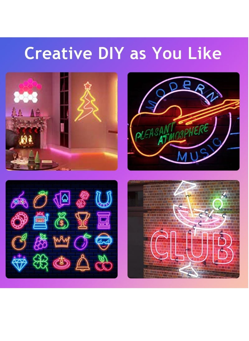 Generic - LED Strip Lights,Smart LED Light Strip,3m with APP Control and WiFi Music Sync,Work with Alexa and Google Assistant, Timer Schedule, Color Changing DIY Led Lights for Bedroom Party Kitchen - Image 1