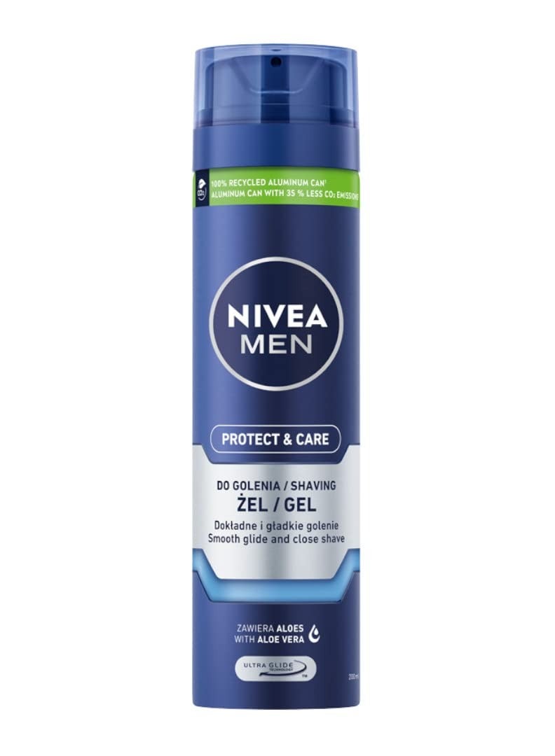 Nivea Shaving gel for protection and shaving care smooth glide 250 ml - Image 1
