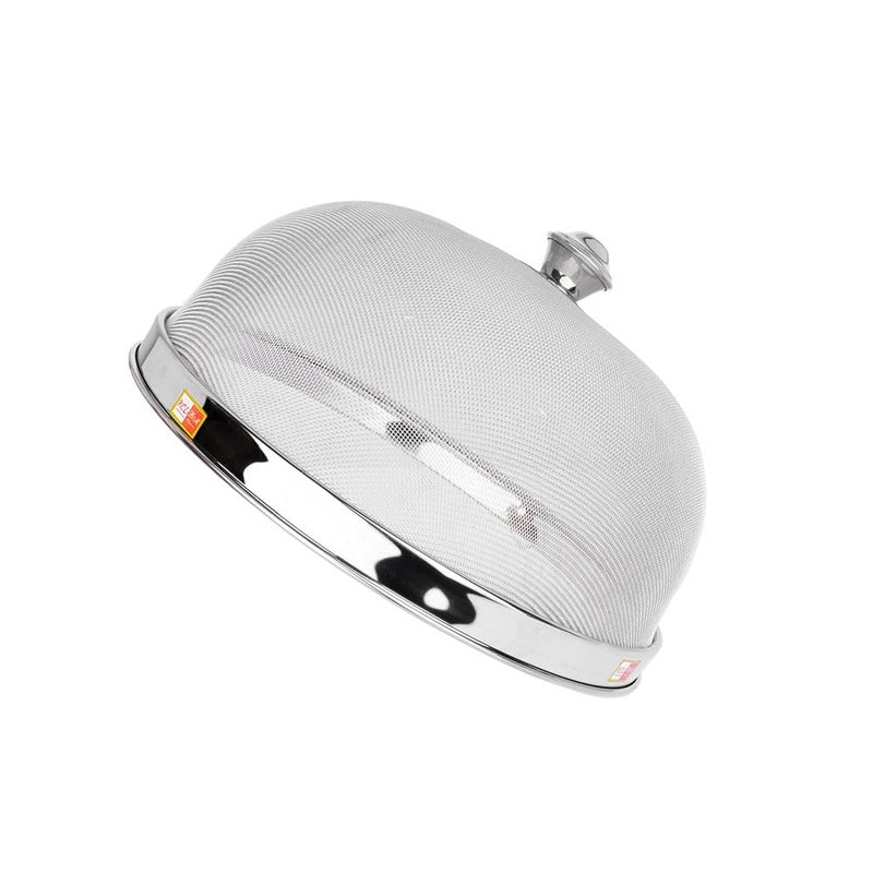 KCL KCL Multipurpose Food Grade Stainless Steel Mesh Dome Food Cover Dish Cover Dome Shape Cover for Covering Food Desserts Fruits Cake Vegetables Silver_Small  - Image 1