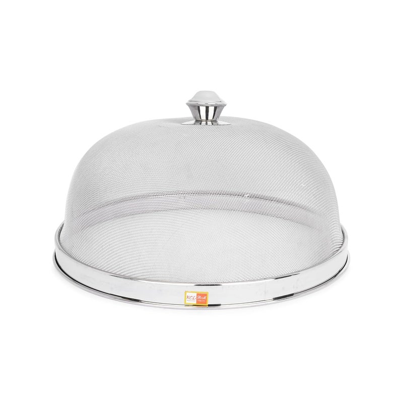 KCL KCL Multipurpose Food Grade Stainless Steel Mesh Dome Food Cover Dish Cover Dome Shape Cover for Covering Food Desserts Fruits Cake Vegetables Silver_Small  - Image 4