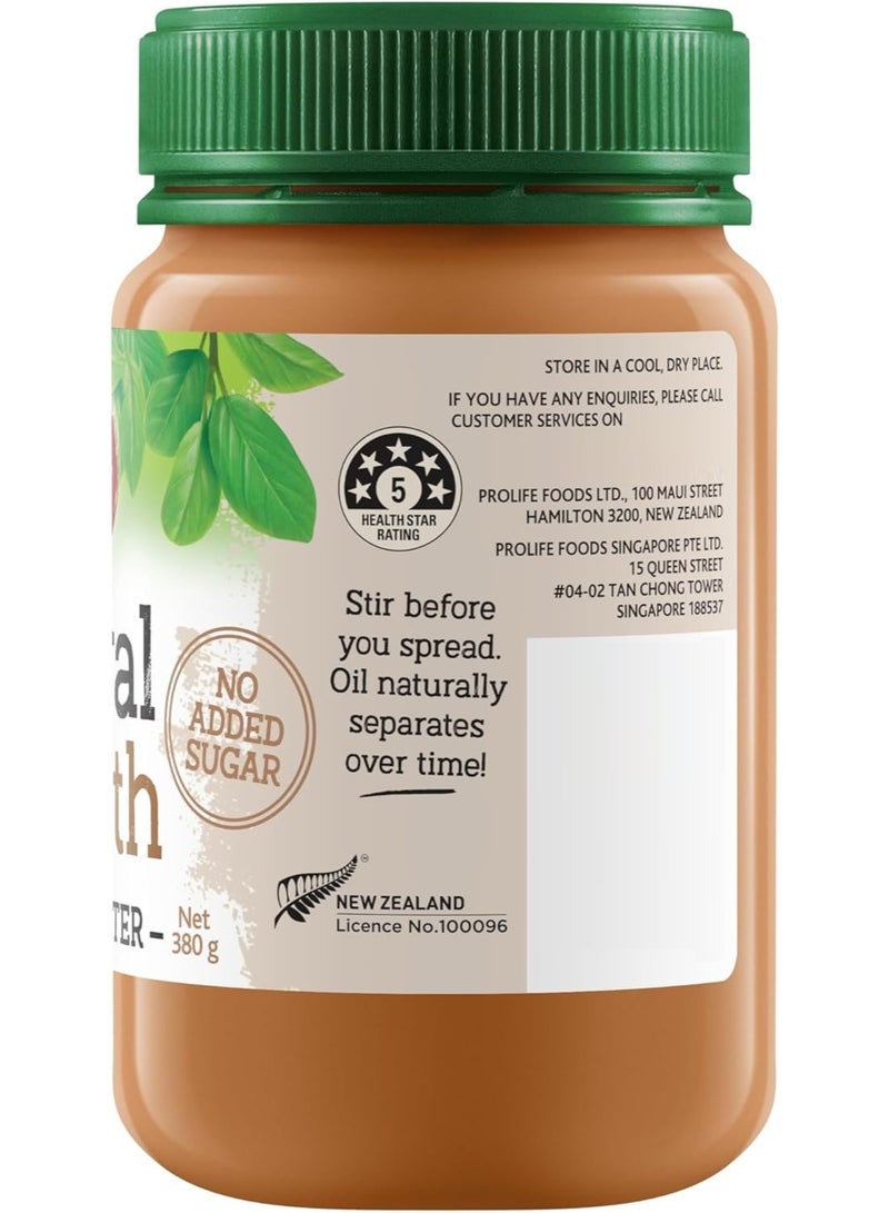 Mother Earth Natural Smooth Peanut Butter No Added Sugar Vegan Friendly & A Nutritious Source Of Protein 380 Gms - Image 4