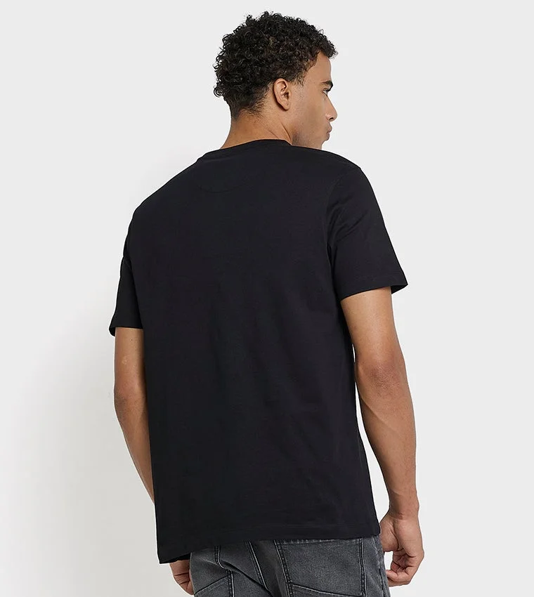 Ben Sherman  Ben Sherman Men's Crew Neck Short Sleeve Printed T-Shirt for Men | Best Price UAE