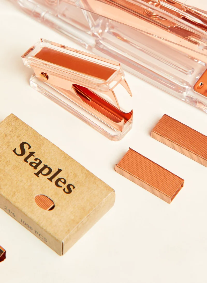 AURORA Premium Rose Gold Stationery Set