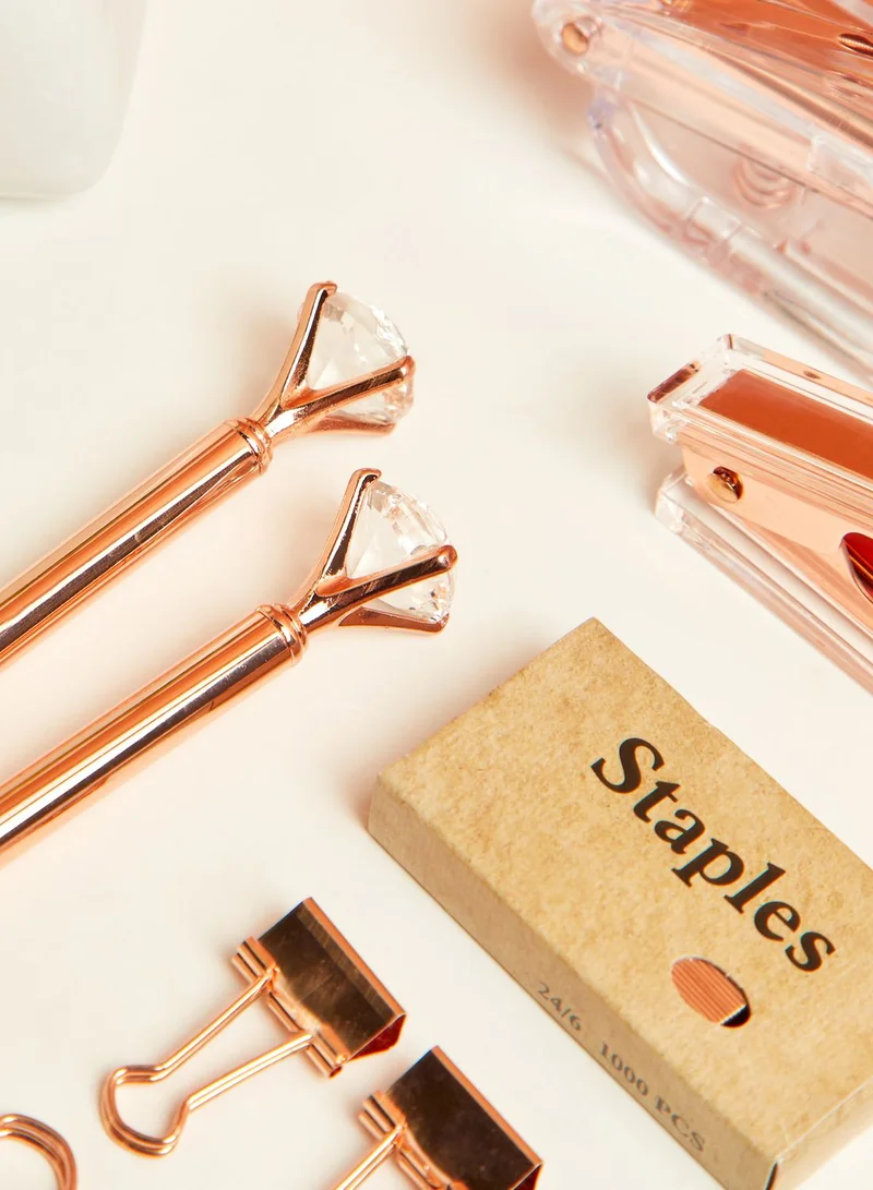 AURORA Premium Rose Gold Stationery Set