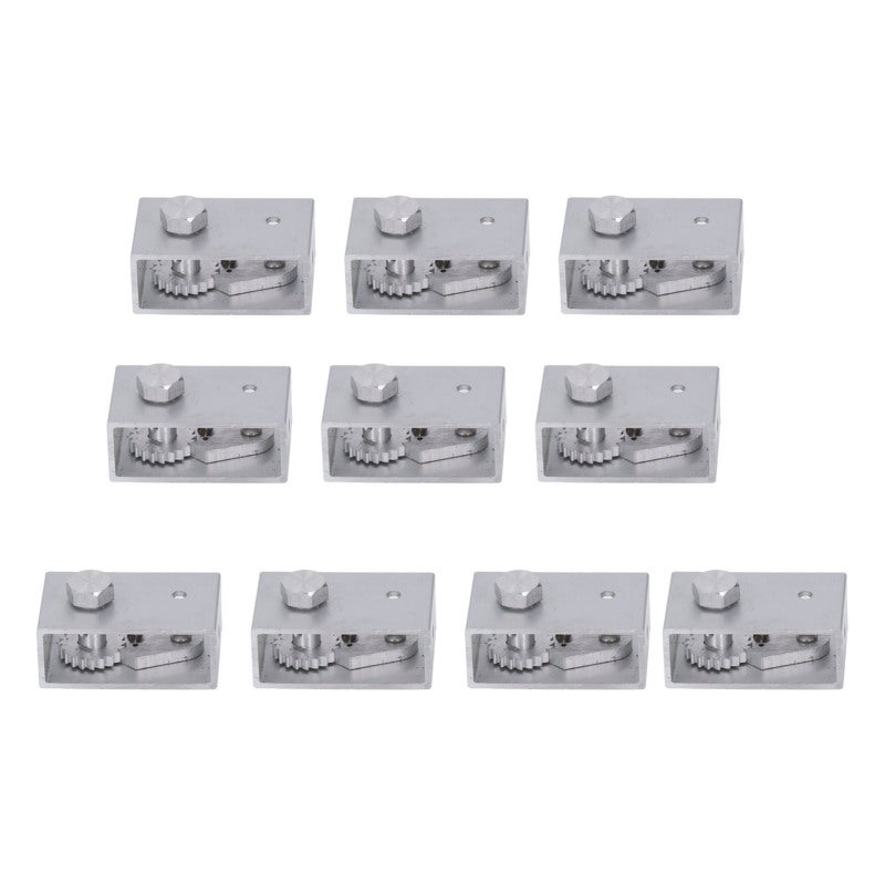 Electric Fence Wire Tightener Aluminum Alloy Weatherproof - Self Locking Stepless Speed Change Fence Wire Tensioner for Farm Garden Animal Plant Safety - Image 1