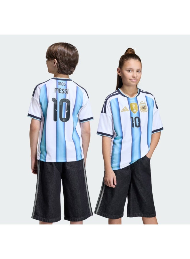 Adidas Argentina 26 Home Messi Jersey Kids - Image 4