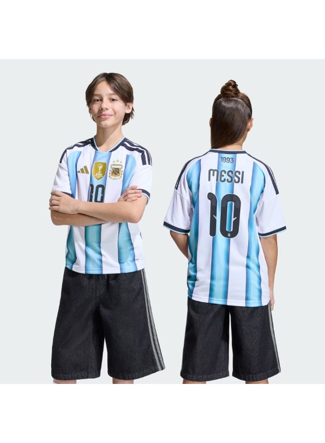 Adidas Argentina 26 Home Messi Jersey Kids - Image 3