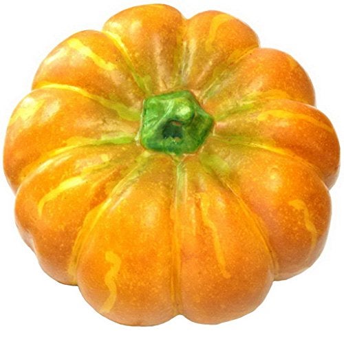 Gresorth 13' Big Artificial Ornament Pumpkin Fake Cushaw for Fall Harvest Decorative - 1 PC - Image 1