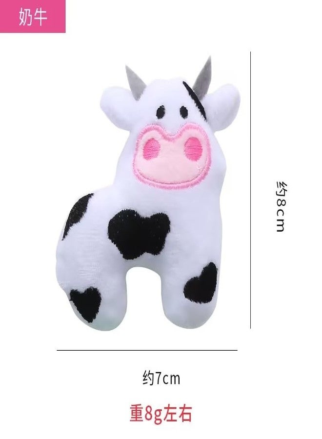 Labriciyon Catnip Toy, Cat Plush Chew Toy, Teeth Grinding Catnip Toy Cow Pet Supplies - Image 2