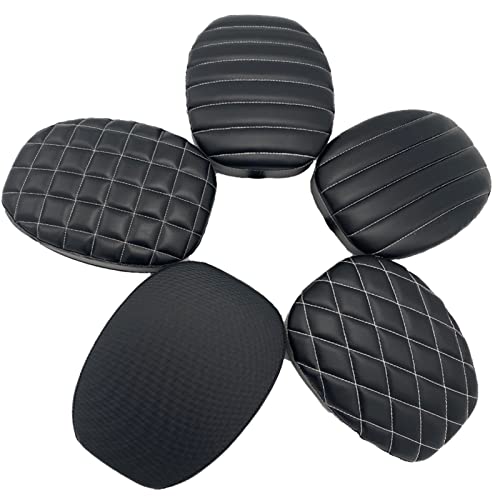 GYMARK Solo Rear Passenger Seat for Harley Davidson Sportster X48 XL883 XL1200 72 2004-2019 Motorcycle Accessories Leather Pillion Cushion Pad (Black-E) - Image 5