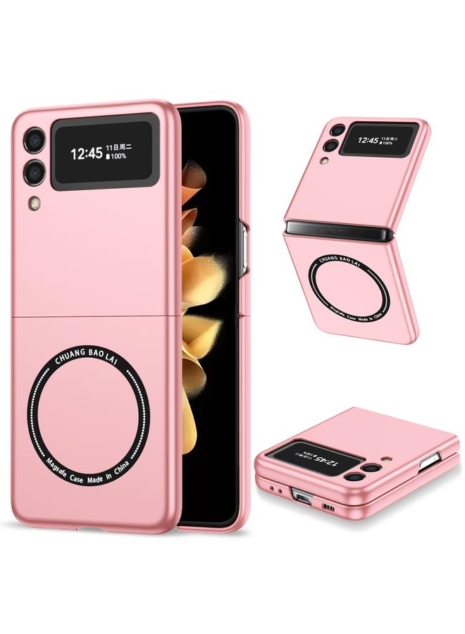 S-TOP Case For Samsung Galaxy Z Flip3 5G Magsafe Magnetic Folding PC Phone Case - Image 1
