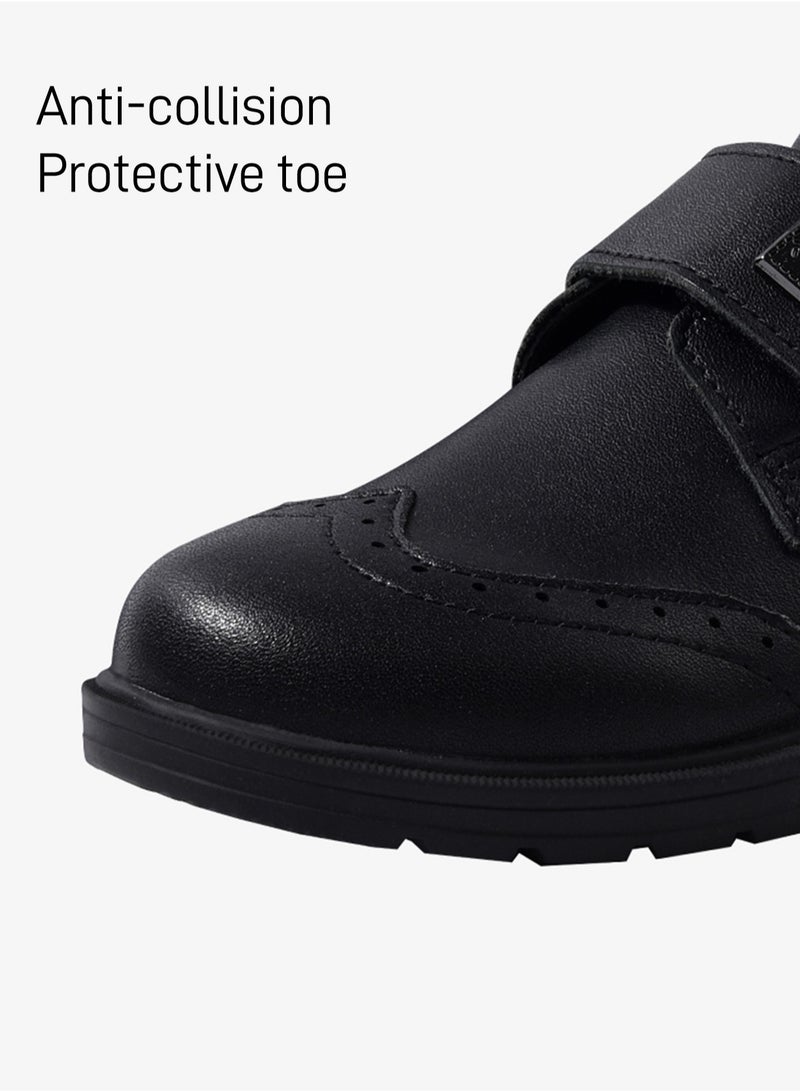 تارانيس حذاء تارانيس للأولاد خريفي من الجلد الأسود على الطراز البريطاني - Image 2