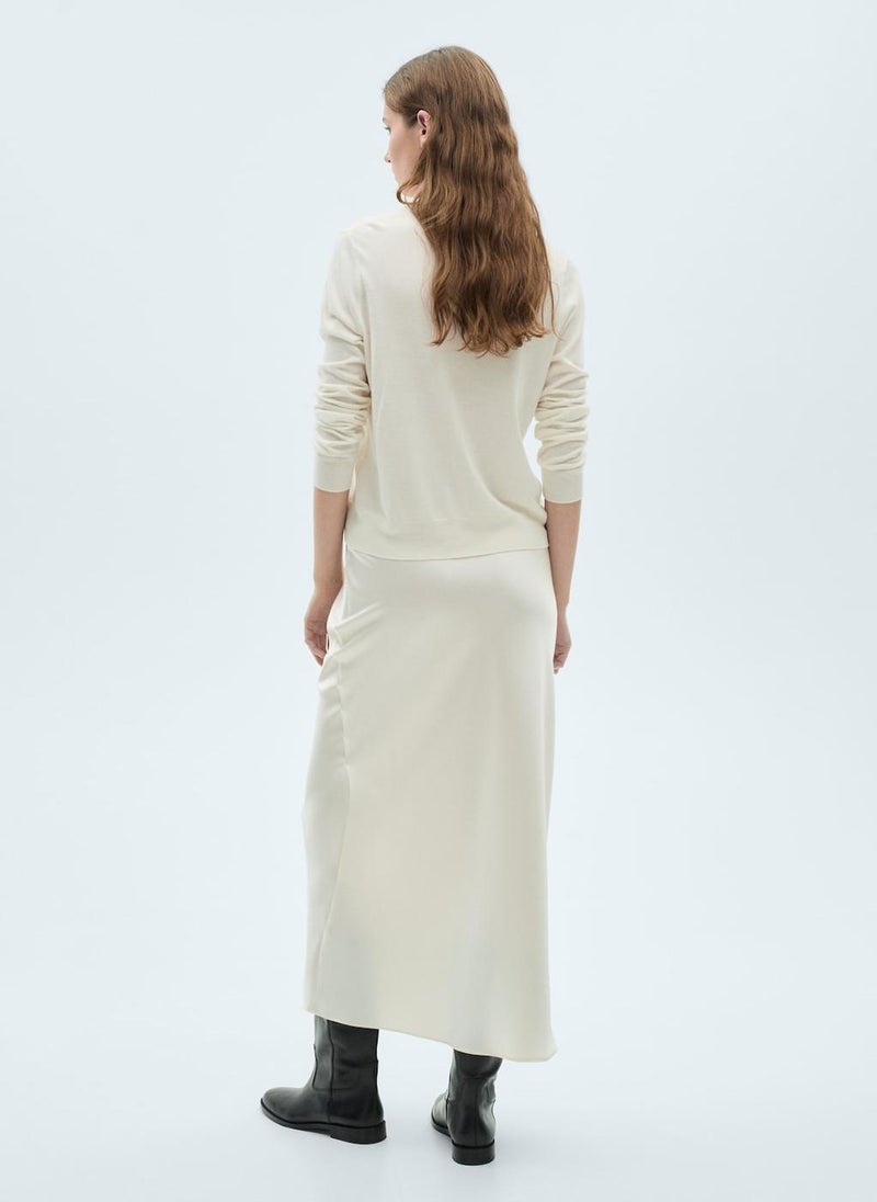 MANGO - V-Neck Knit Sweater - Image 1