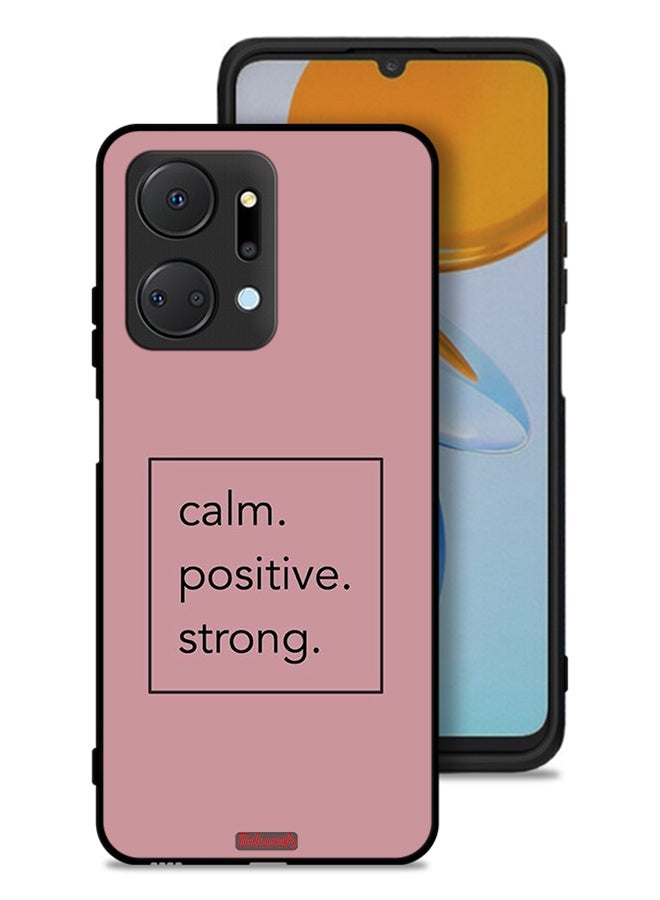 Tolwak Honor X7a Protective Case Cover Calm Positive Strong - Image 1