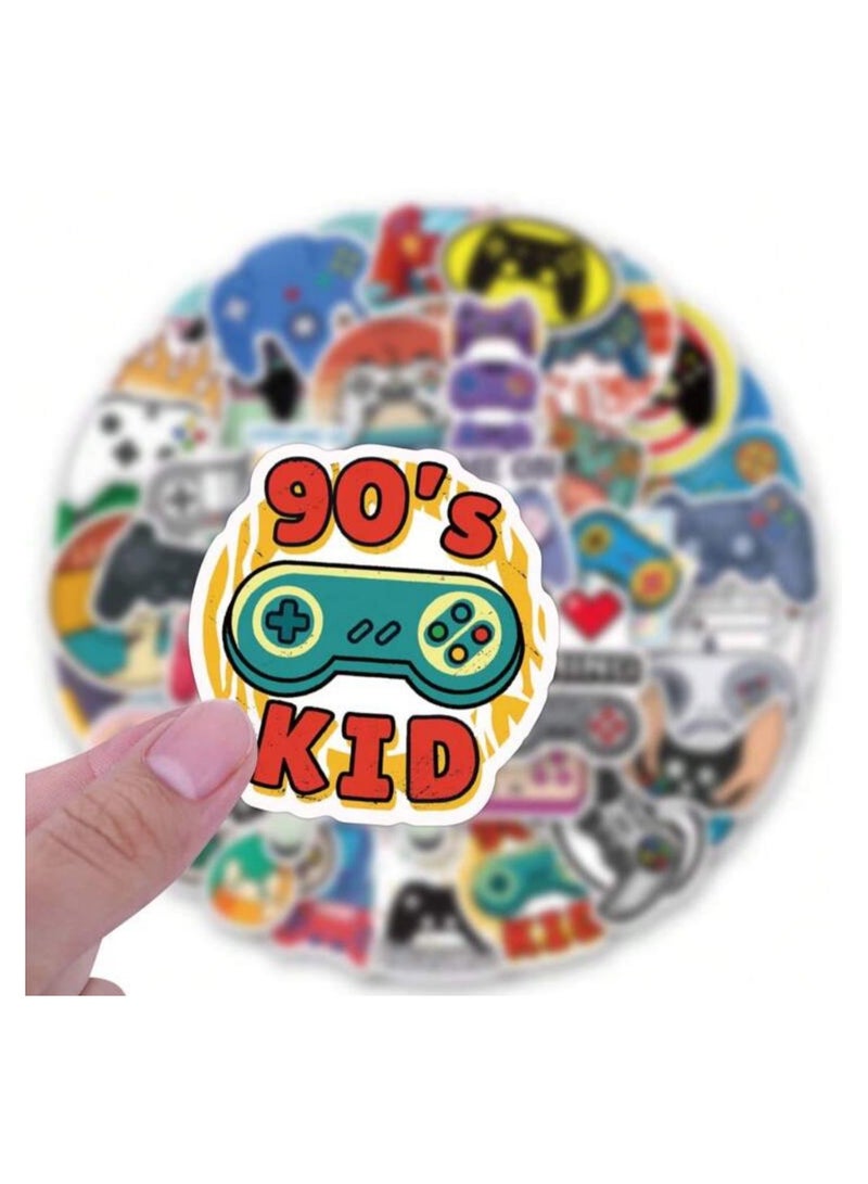 50pcs Waterproof Video Game Stickers for Phones, Cars, Gift Boxes, Bags, Helmets, Kids Toys, Bicycles  - Image 5