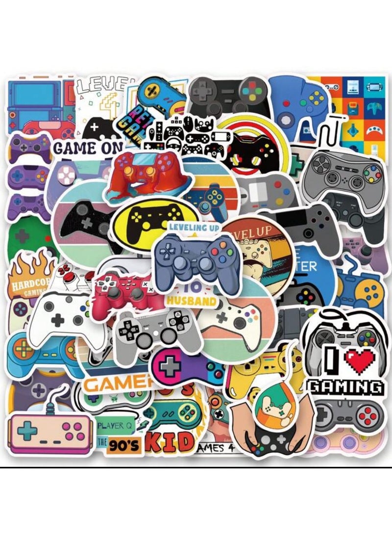 50pcs Waterproof Video Game Stickers for Phones, Cars, Gift Boxes, Bags, Helmets, Kids Toys, Bicycles  - Image 1