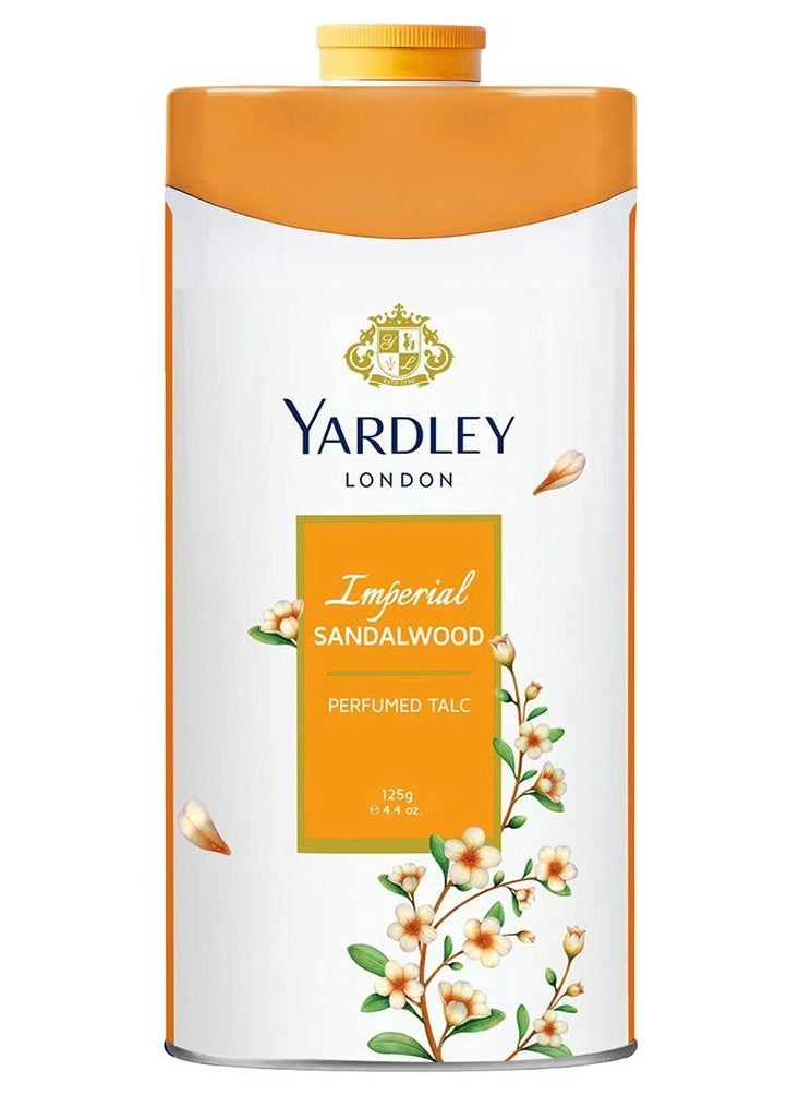 Yardley Imperial Sandalwood Perfumed Talc Powder 250grams  - Image 2