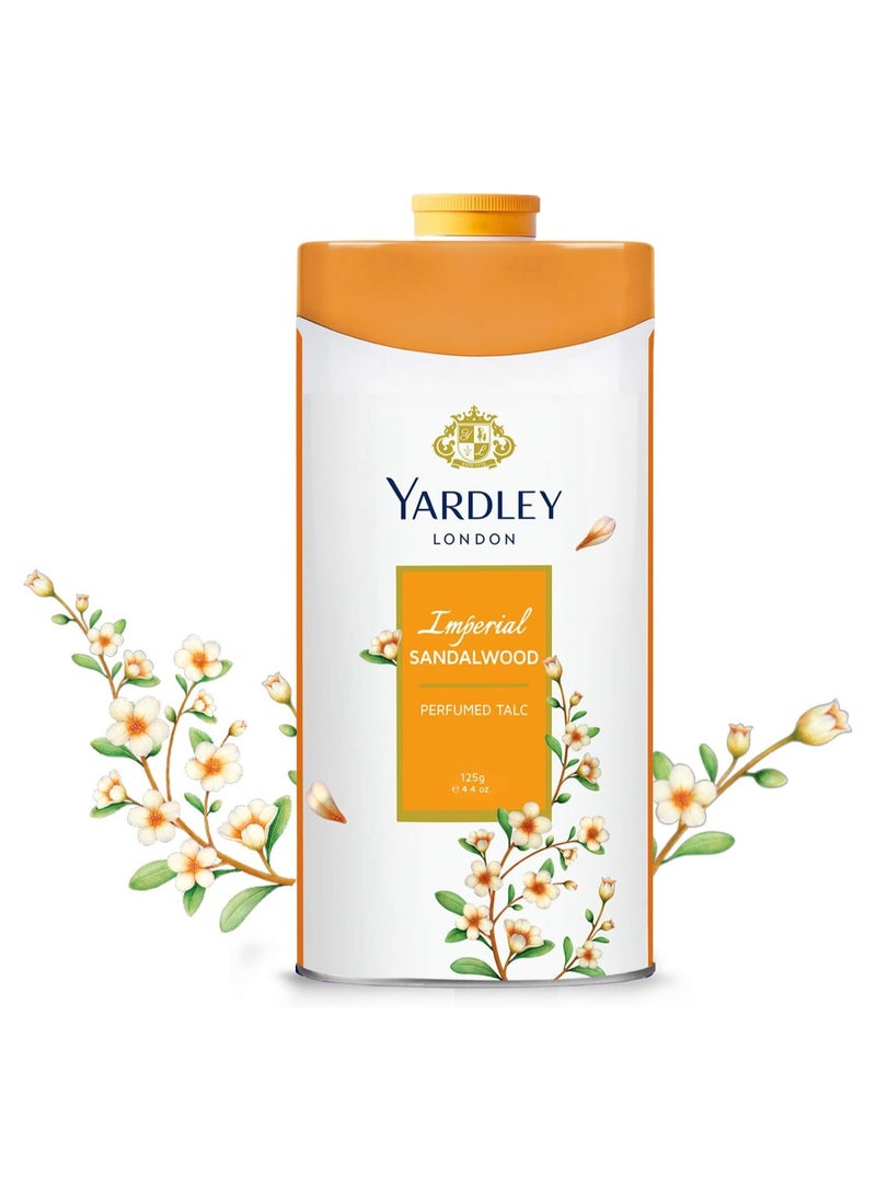 Yardley Imperial Sandalwood Perfumed Talc Powder 250grams  - Image 1