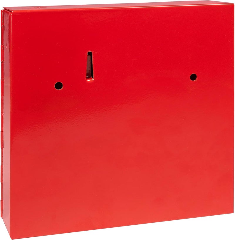BARSKA Barska Red Key Lock Breakable Glass Window Alarm Emergency Key Storage Lock Box with Attached Hammer for Home and Business - Image 2