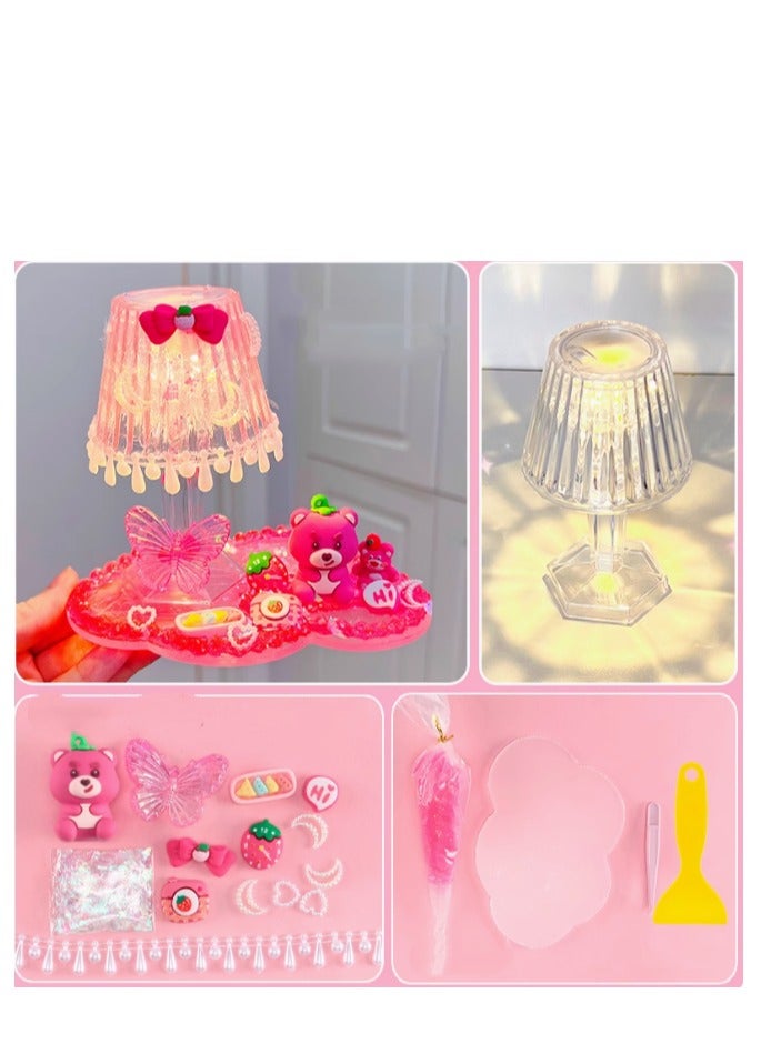 Starry Night Light Children's Girl Princess Material Pack Handmade Puzzle Toy Set - Image 1
