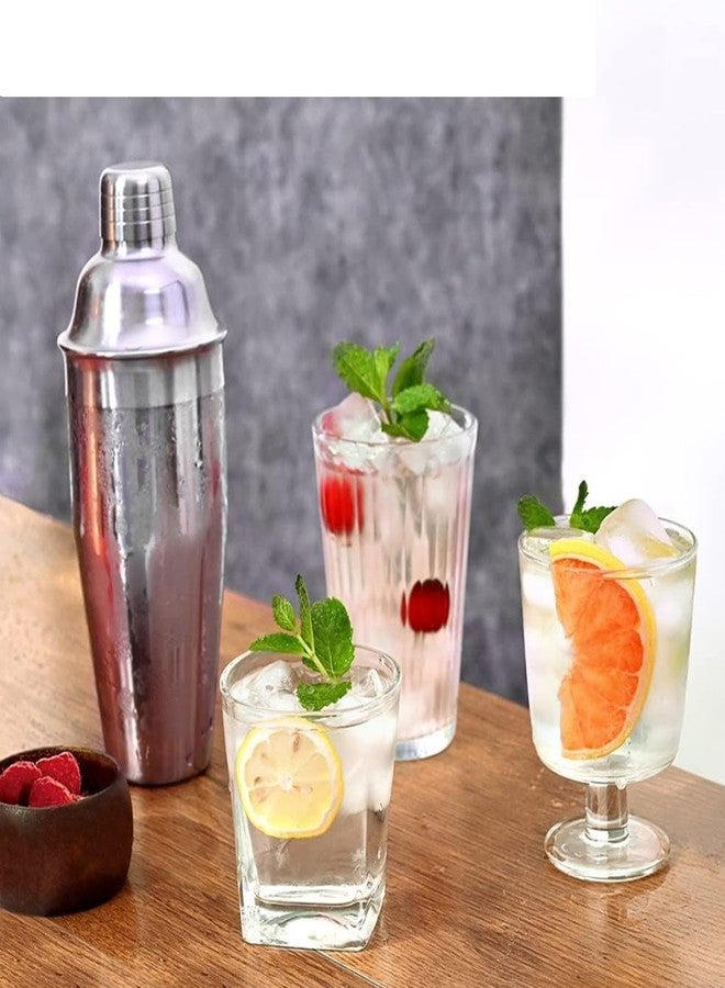 UDee Professional Cocktail Shaker Set – 304 Stainless Steel Boston Shaker with Built-in Strainer, Leakproof Drink Shaker for Home & Bar Use, Bartender Kit for Margaritas, Martinis, (750 ML) - Image 5