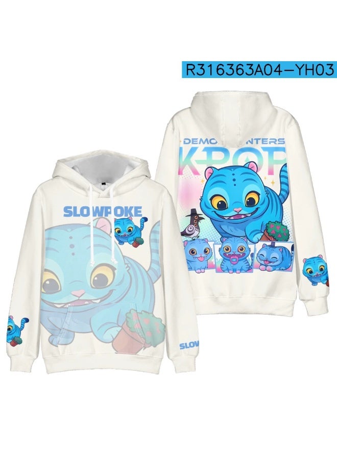 general K-POP: Demon Hunting Girl Group Printed Hoodie suitable for daily outings or styling making fans unable to put it down - Image 1